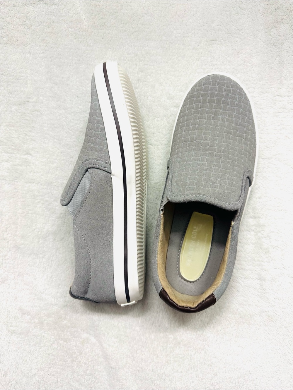 Kenneth Cole New York Boys Shoes Sneakers Size USA 1 (UK 13.5) Grey Excellent Co